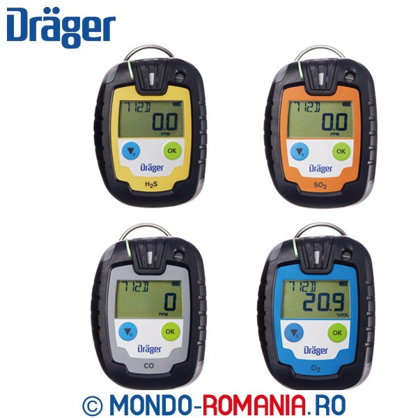 Echipamente Protectia Muncii- Detector DRAGER monogaz CO, H2S, O2